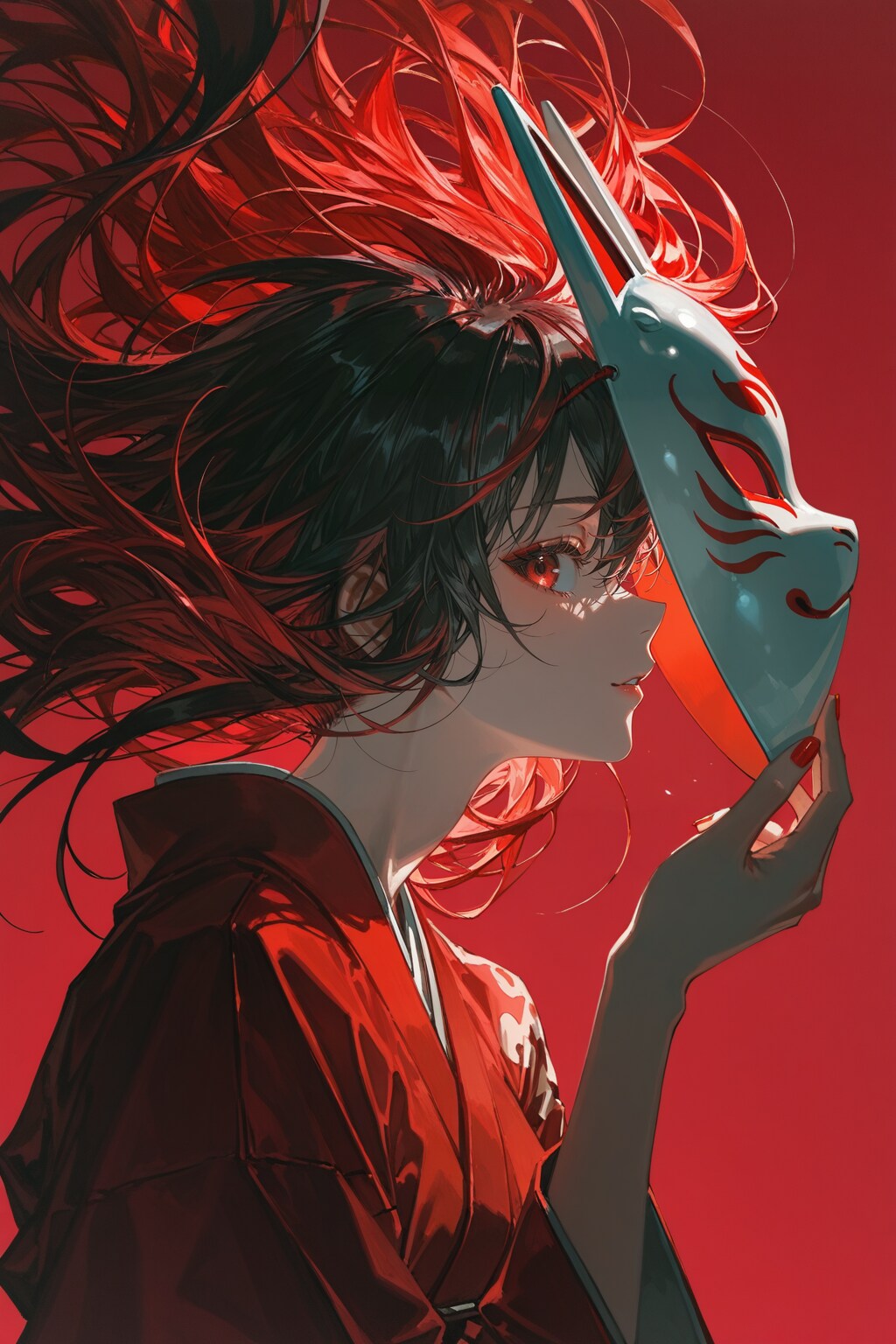 お面 | の人気AIイラスト・グラビア