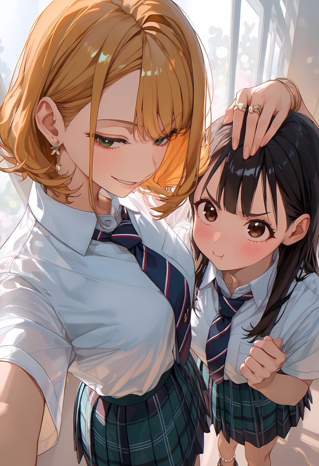 頭ぽんぽん