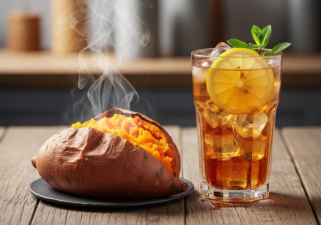 デザートの焼芋