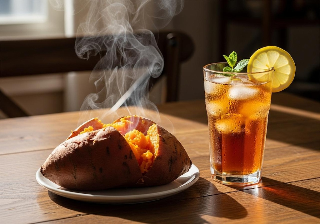 デザートの焼芋