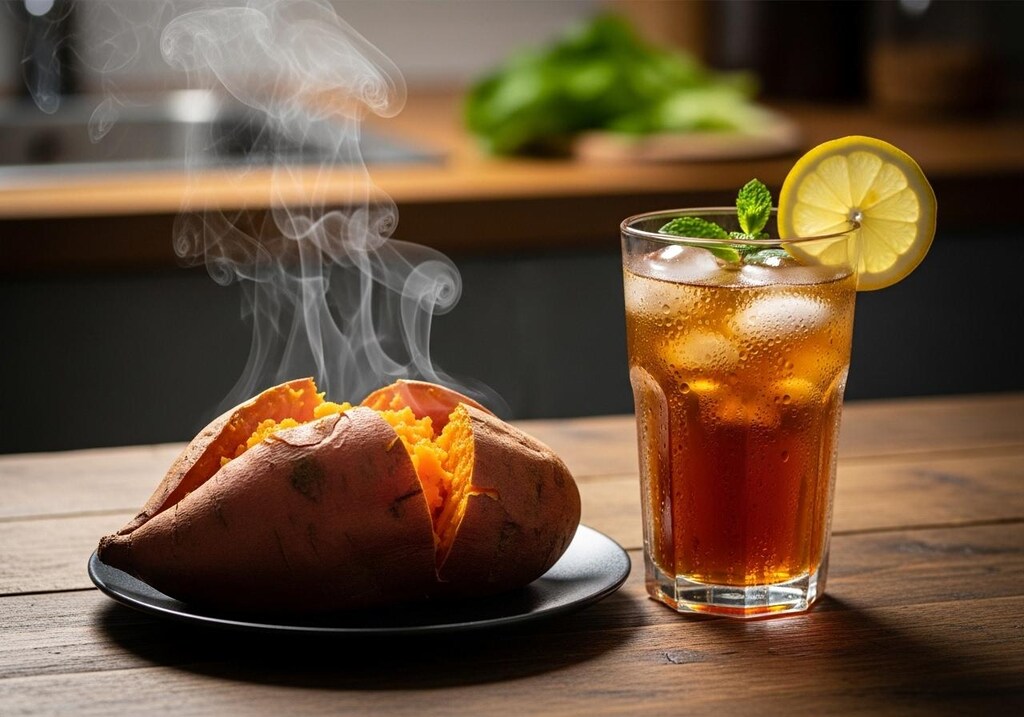 デザートの焼芋