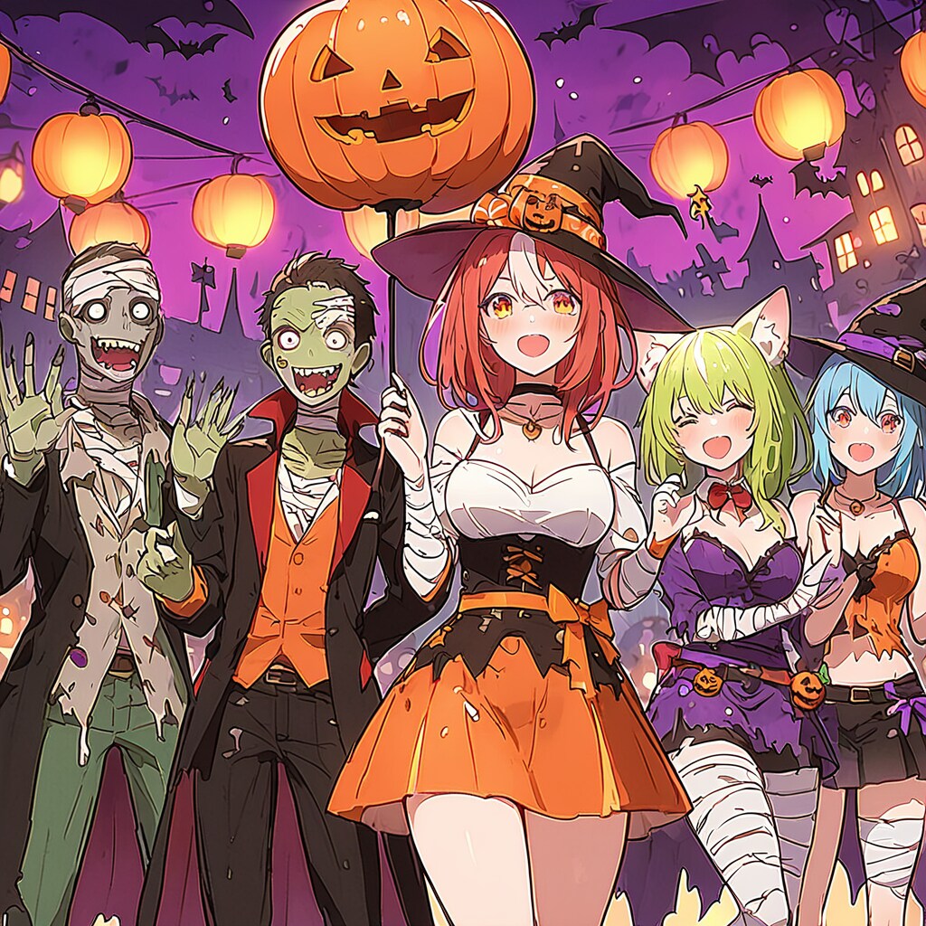 ハロウィンナイト | の人気AIイラスト・グラビア