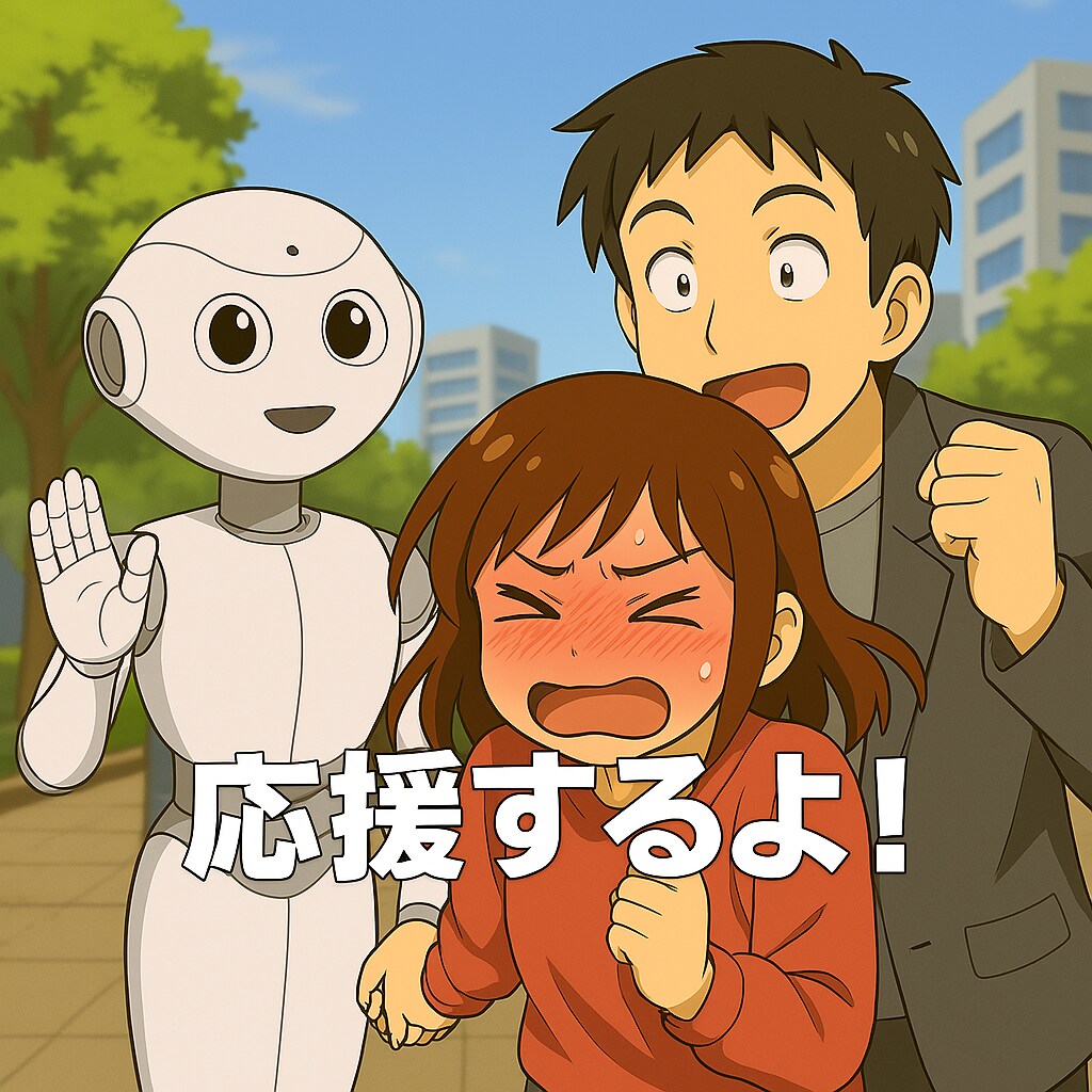変なロボットに告られた上に好きな人に見られた
