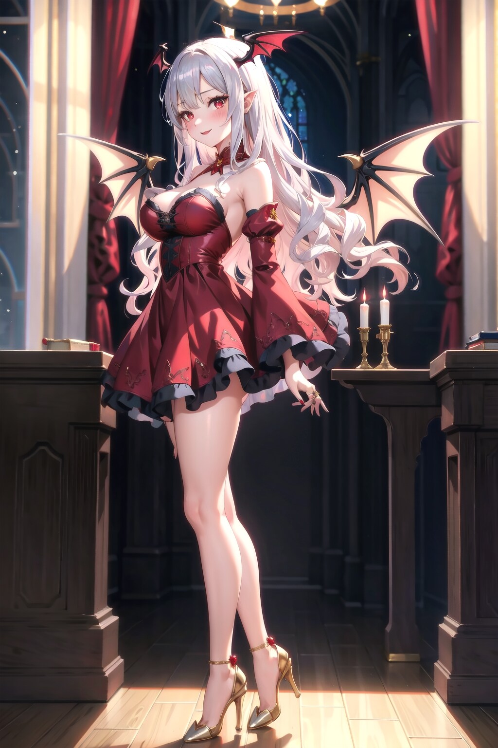 袖がぶかぶかのドレス