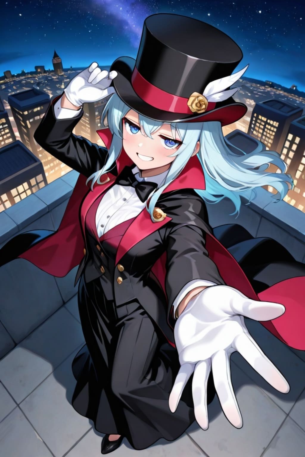 青髪の怪盗ちゃん