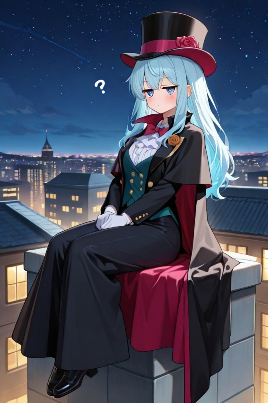 青髪の怪盗ちゃん