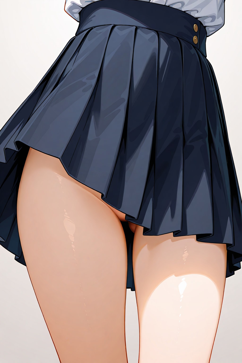履いて・・・ない？
