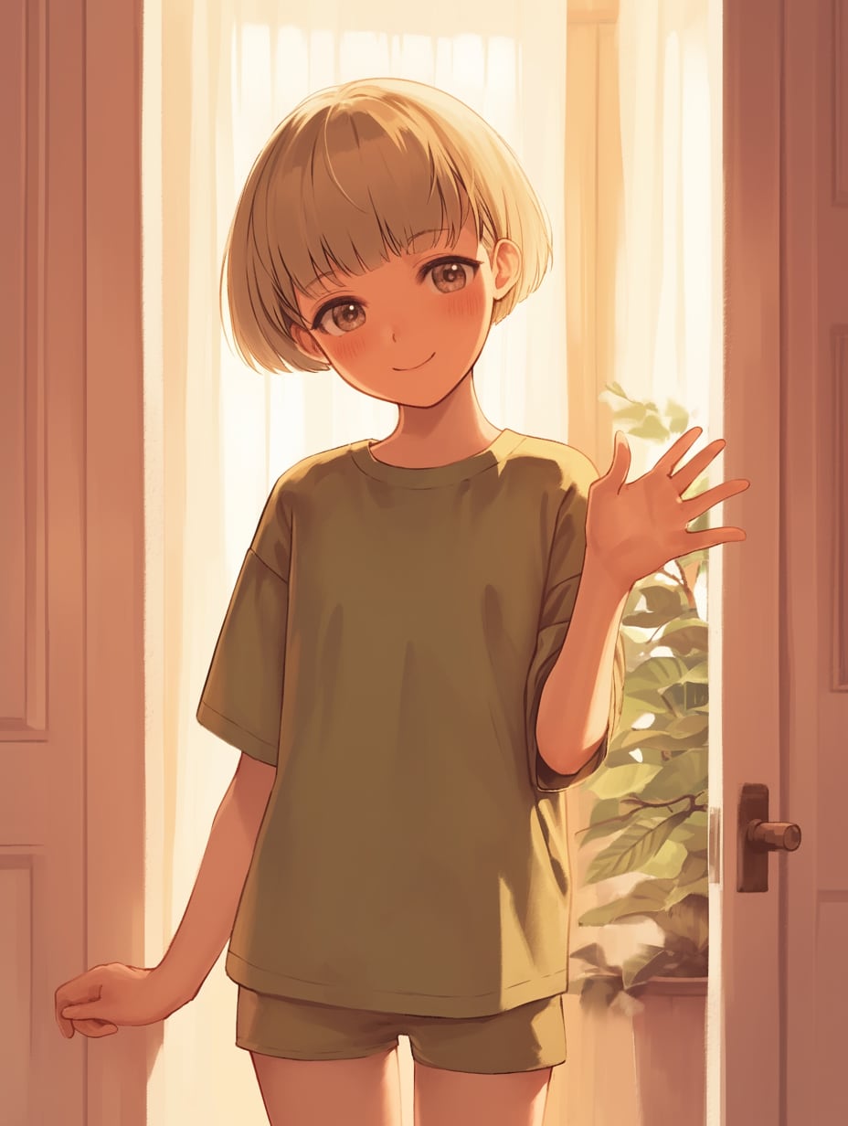 マッシュカットの子✨123