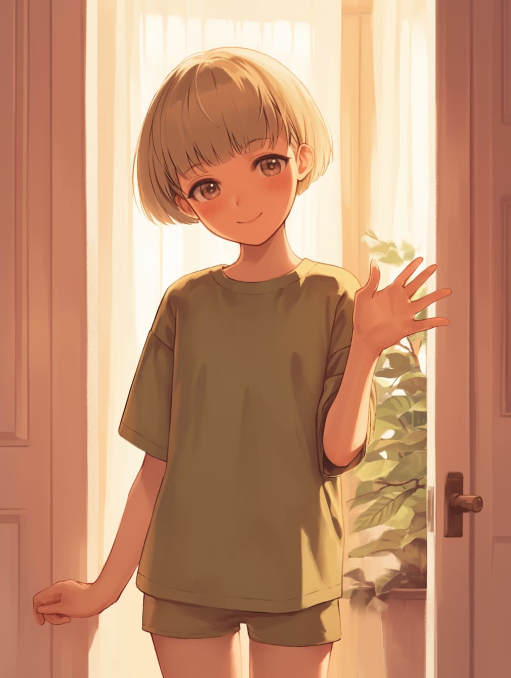 マッシュカットの子✨123