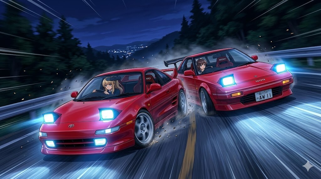 ミッドシップ・ラウンナバウト２シーター | の人気AIイラスト・グラビア