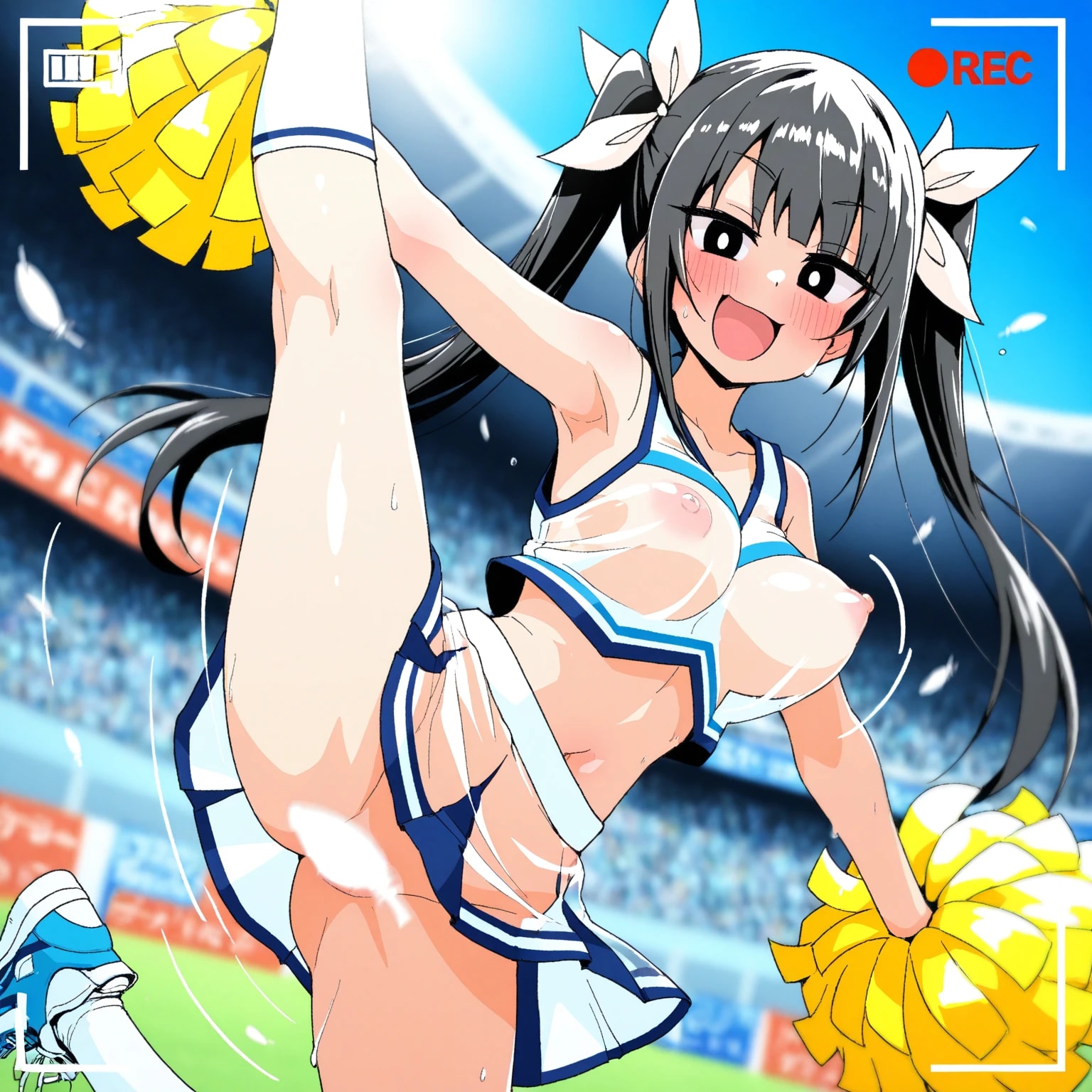 タイミングよくカメラに映らない応援☆