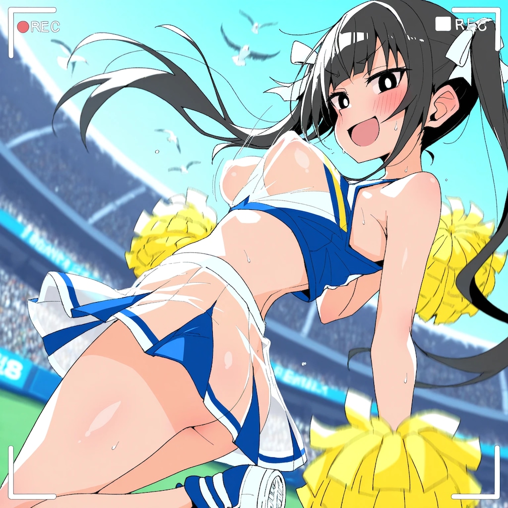 タイミングよくカメラに映らない応援☆