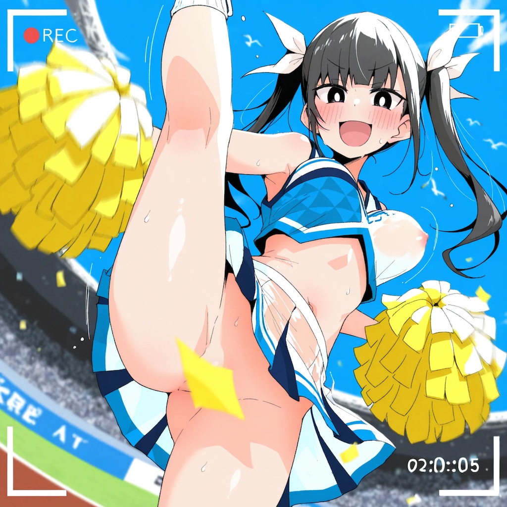 タイミングよくカメラに映らない応援☆