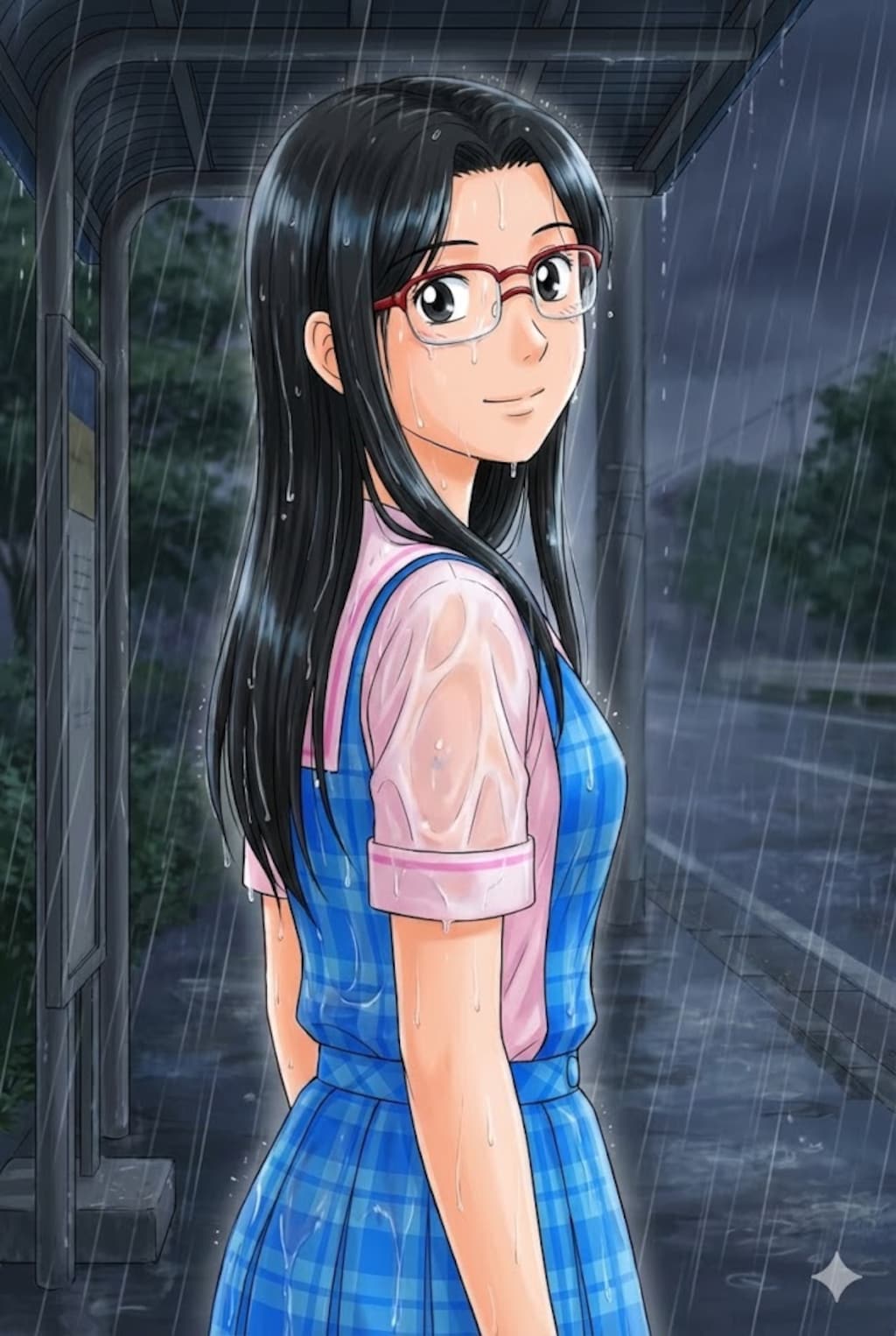 濡れちゃったね