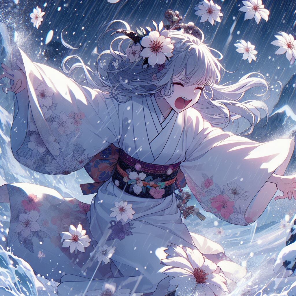 「妖術…花吹雪ぃぃぃ！」