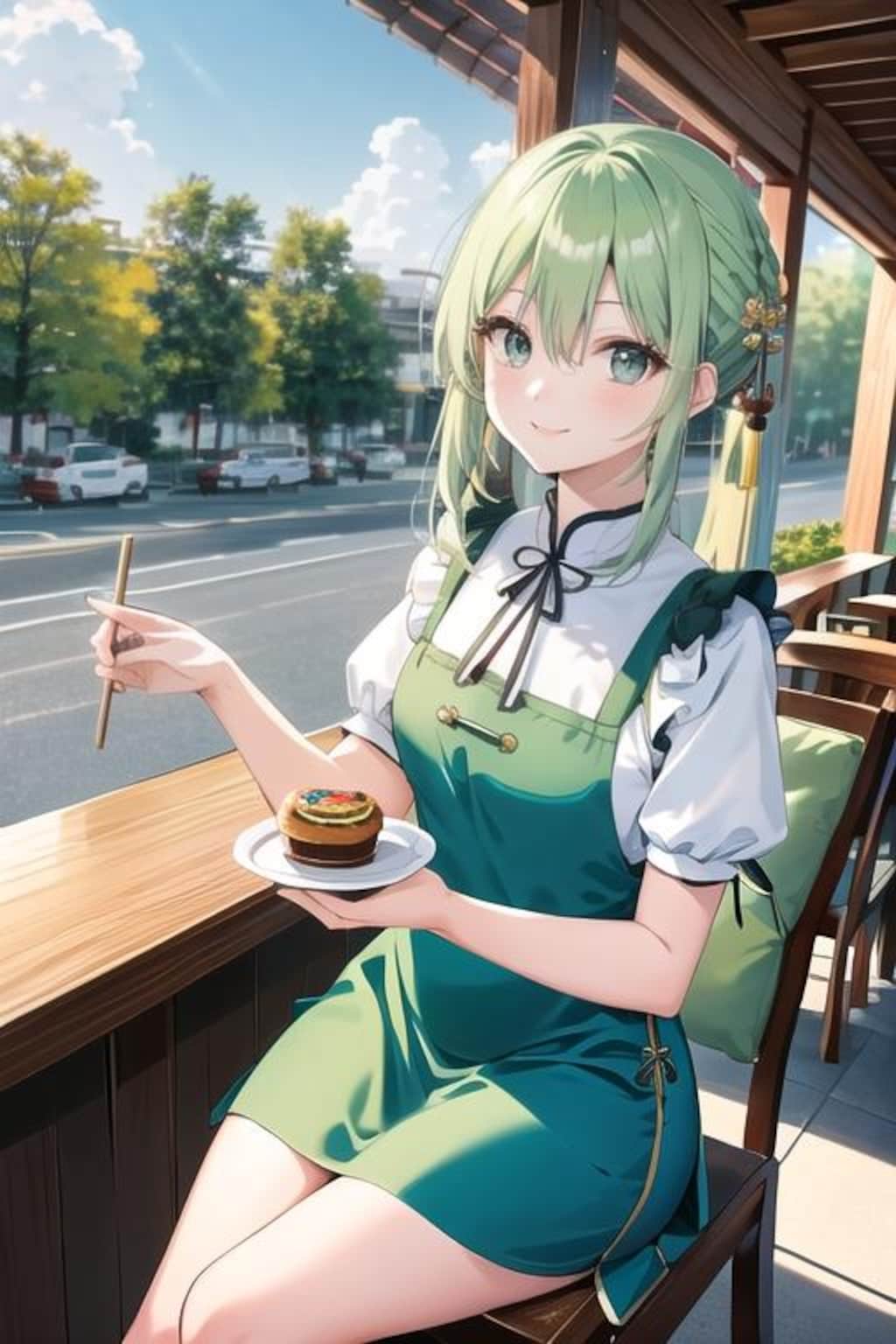 緑髪娘（720）