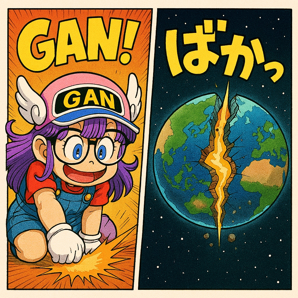 アラレの地球割り