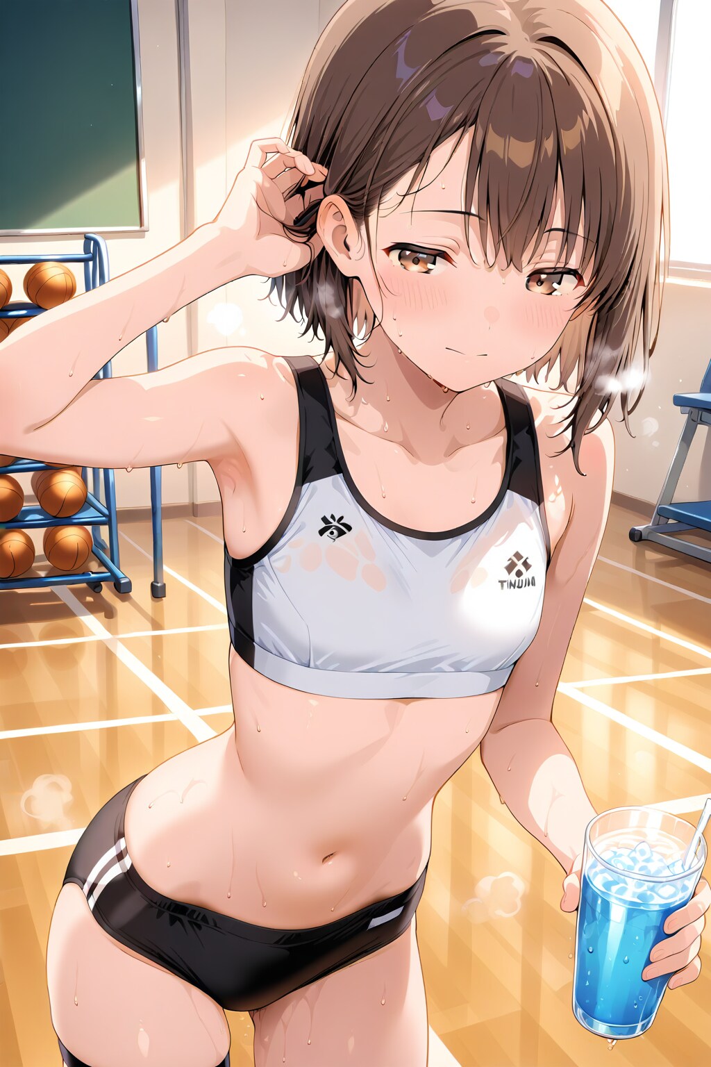 濡れ感 運動後