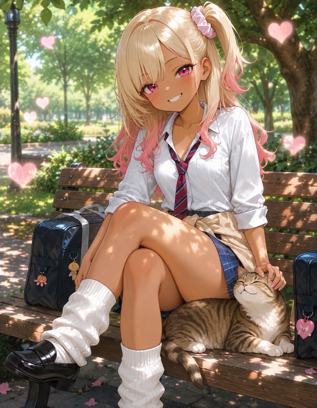 ギャルと猫