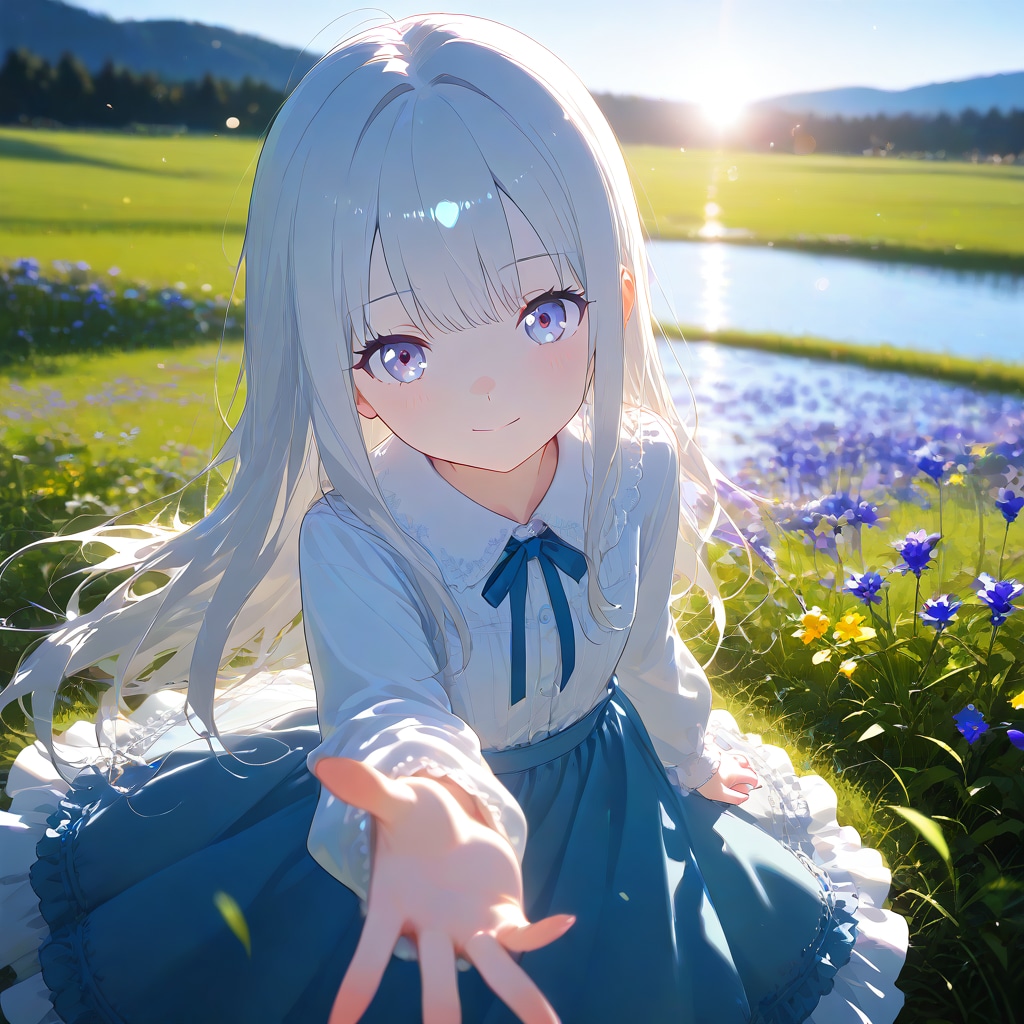 Come Walk the Quiet Field / 静かな野を、いっしょに | の人気AIイラスト・グラビア