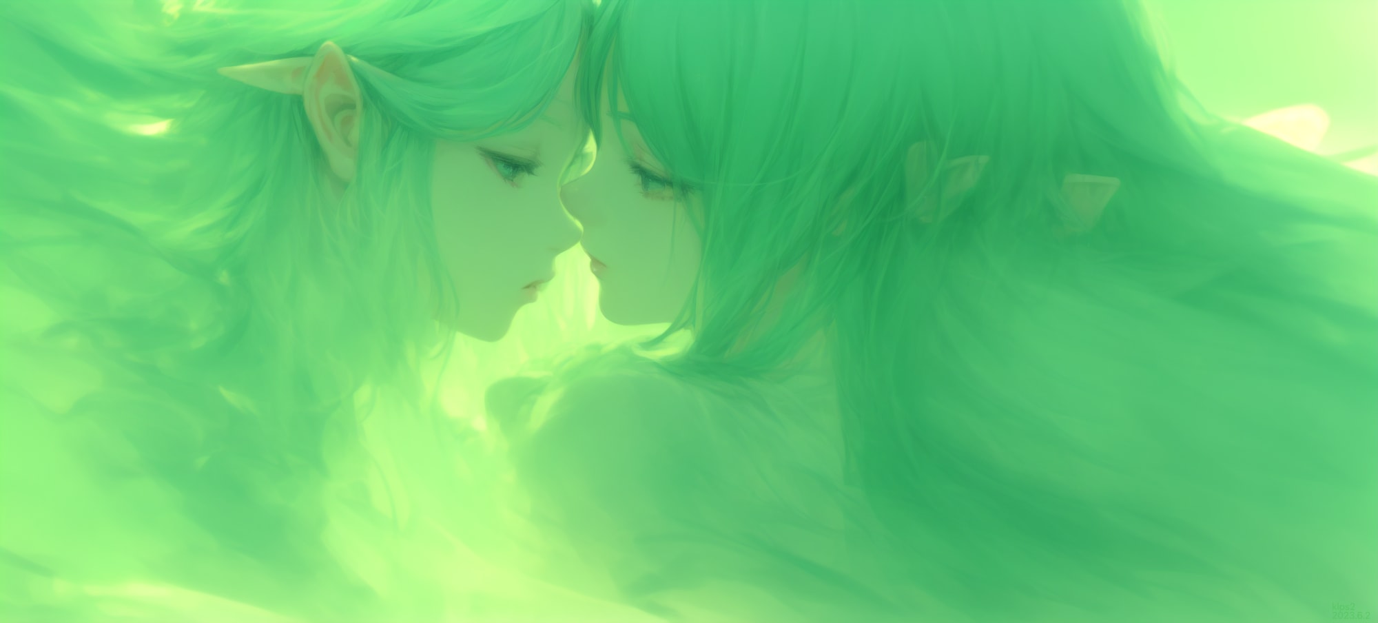 キスとかけてため息と解く | の人気AIイラスト・グラビア