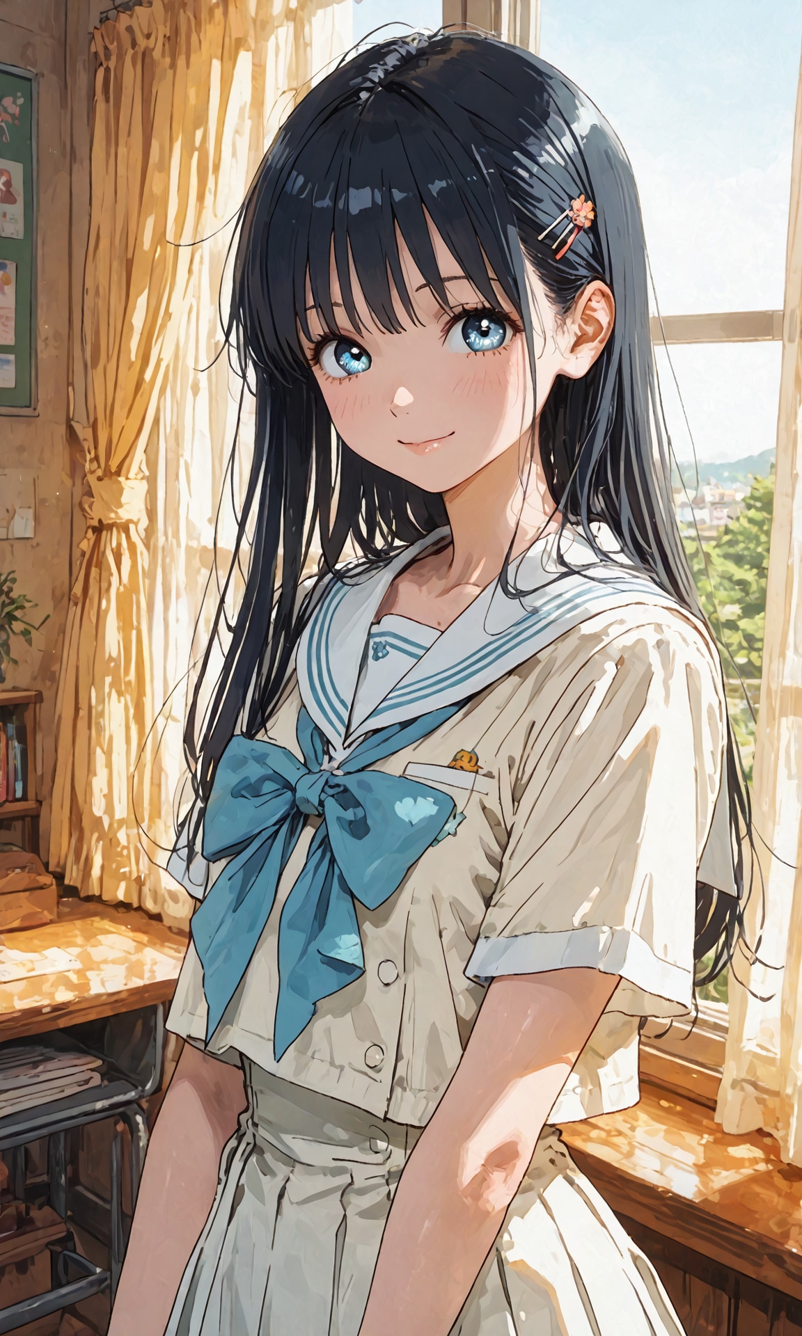 彼女との秘密 (放課後KISS♡)　⑩ | の人気AIイラスト・グラビア