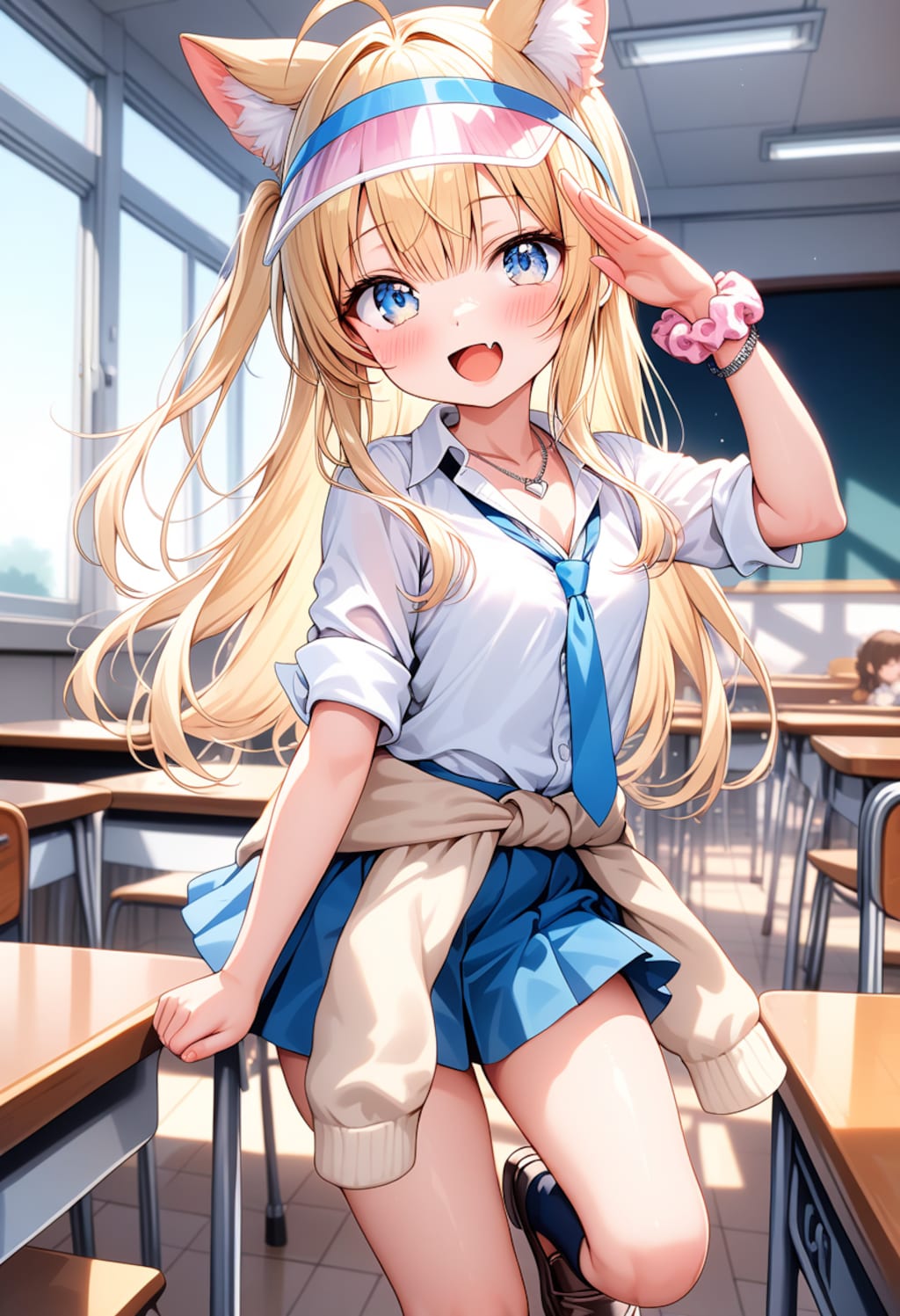 ネコミミアイサツ