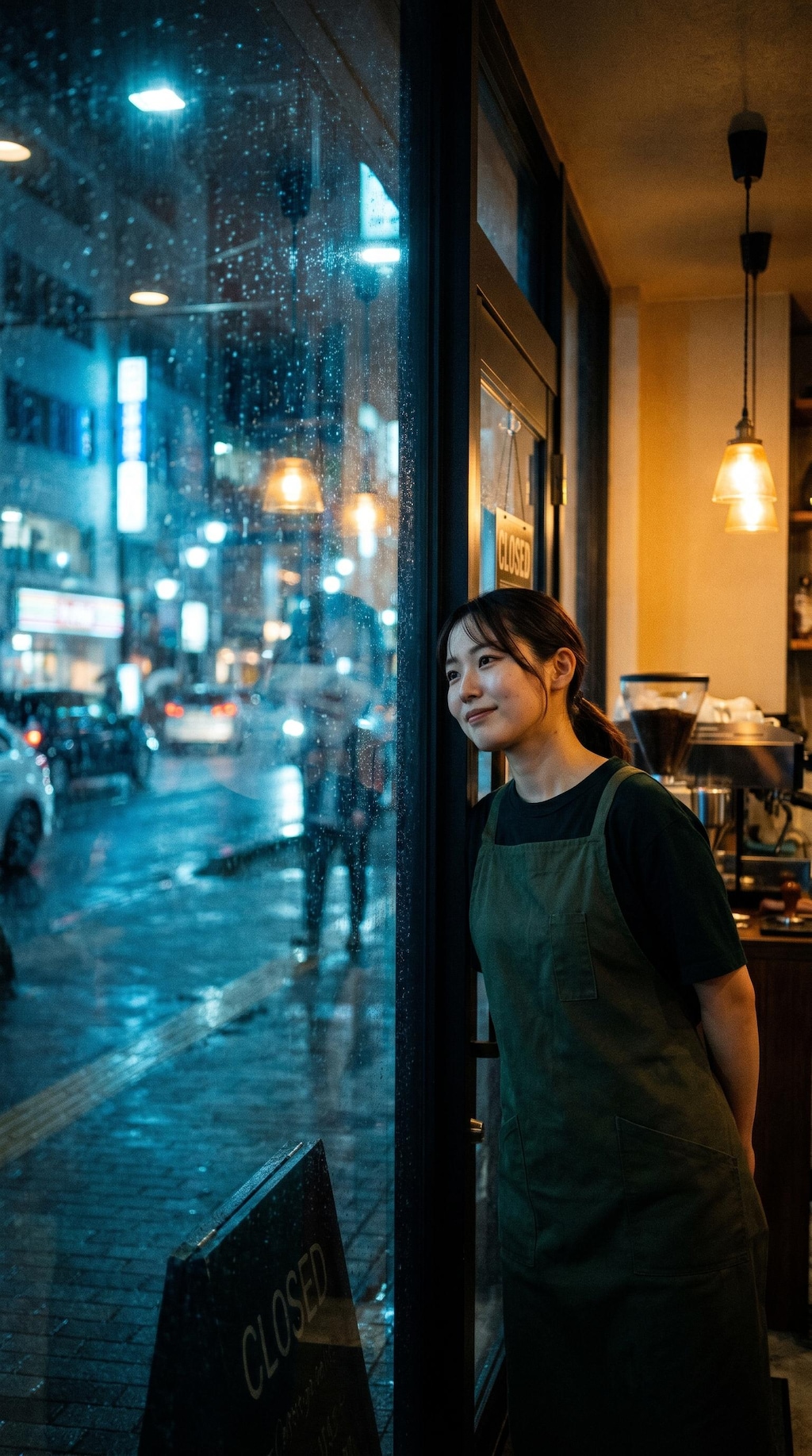 Shared Laughter Behind the Counter