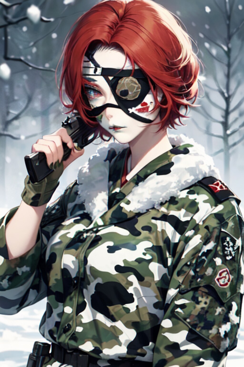 フェイスペイント:KABUKI