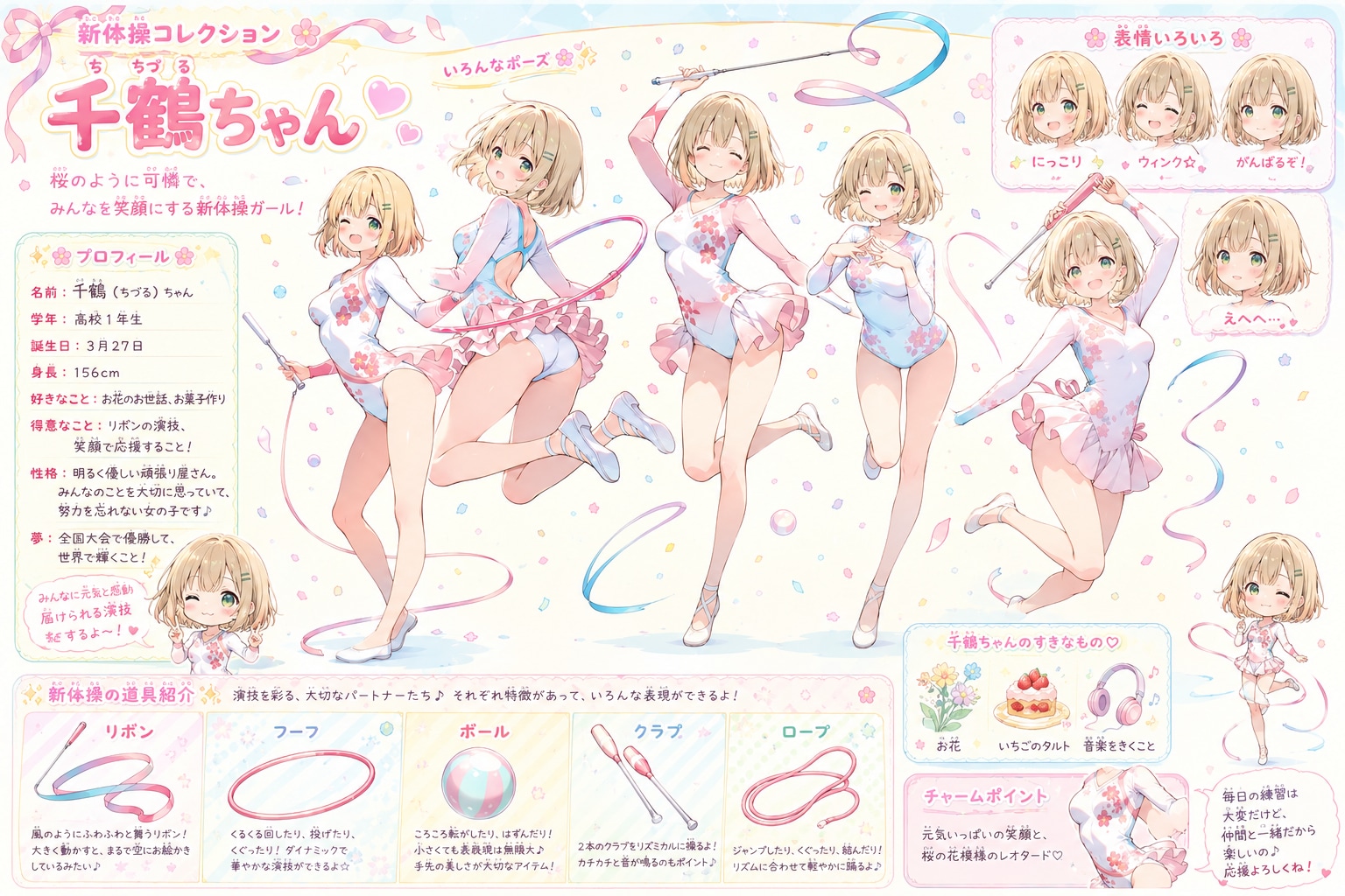 千鶴ちゃんの新体操コレクション