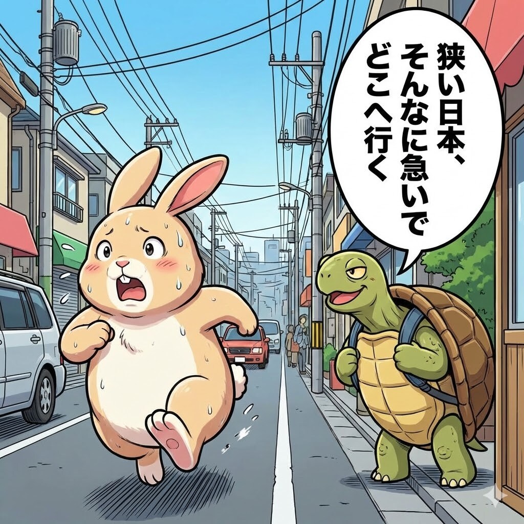 狭い日本、そんなに急いでどこへ行く
