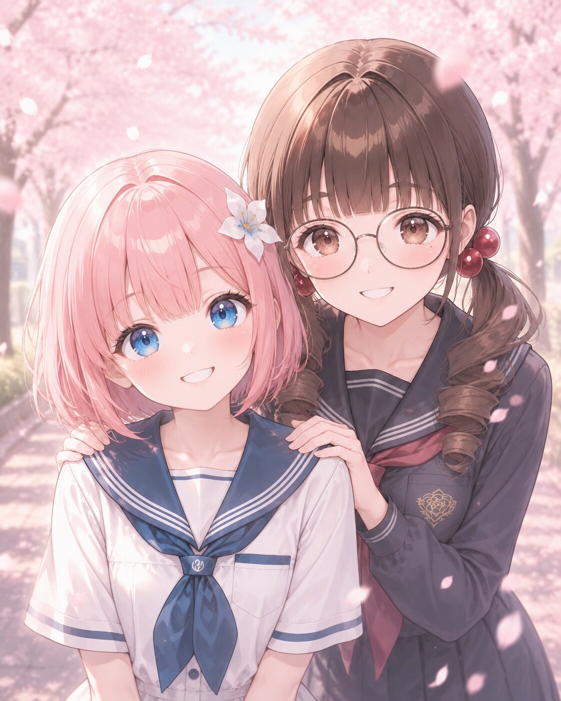 桃花ちゃんとツーショット♪