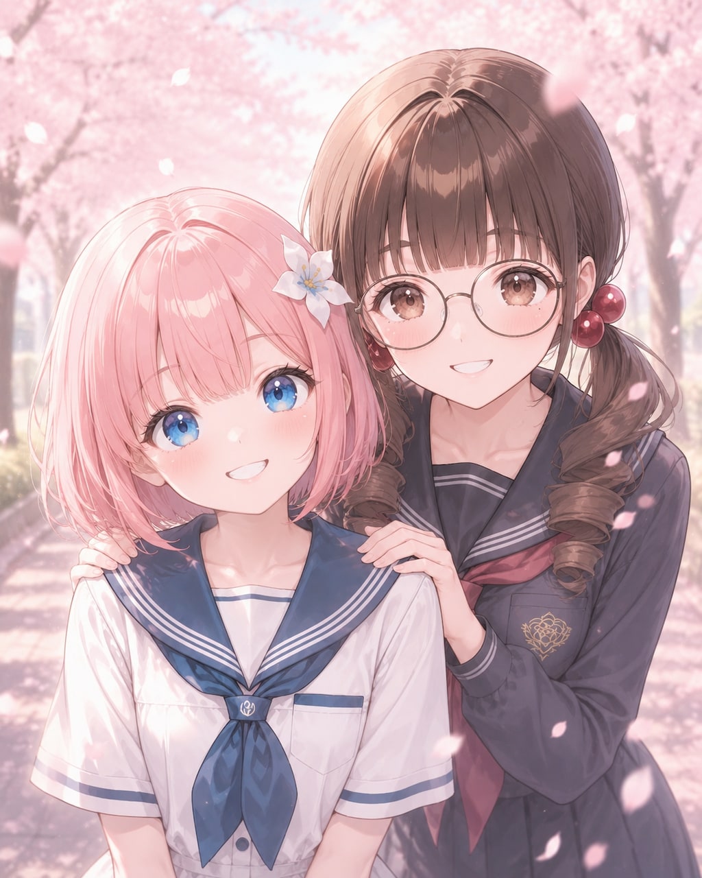 桃花ちゃんとツーショット♪