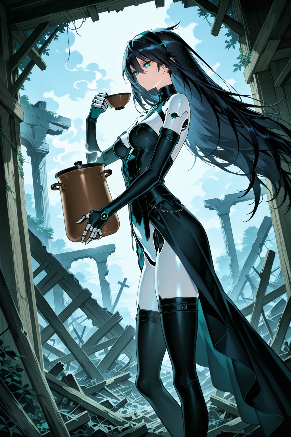 亡き主のためにスープを作り続ける健気な者 | の人気AIイラスト・グラビア