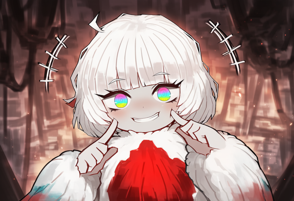 ロボトミー　罰鳥　自分の頬をつく