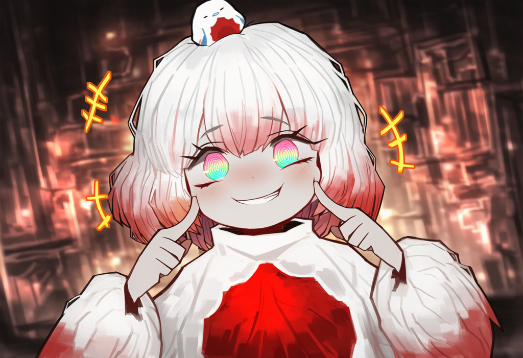 ロボトミー　罰鳥　自分の頬をつく