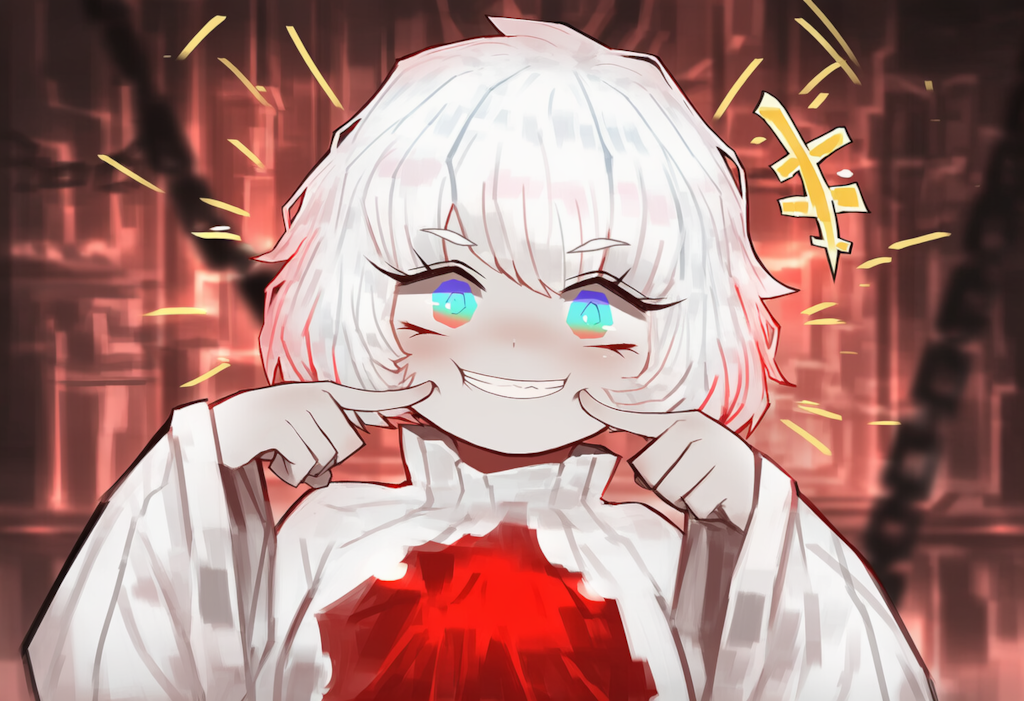 ロボトミー　罰鳥　自分の頬をつく