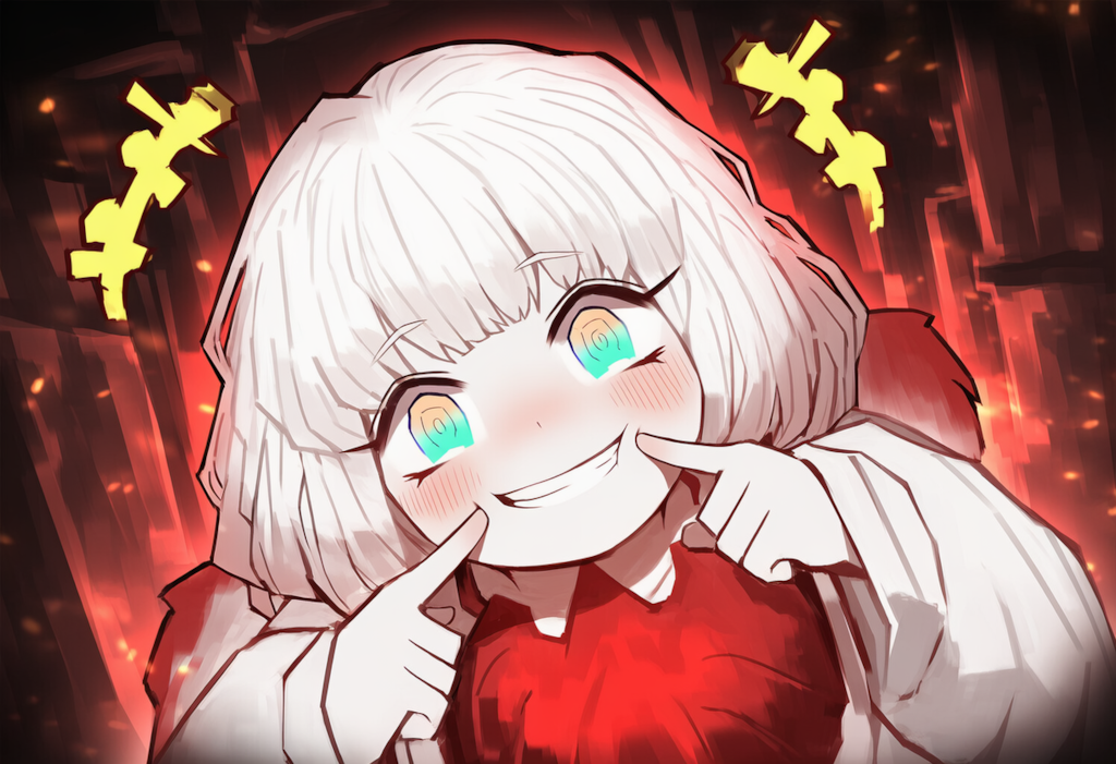 ロボトミー　罰鳥　自分の頬をつく