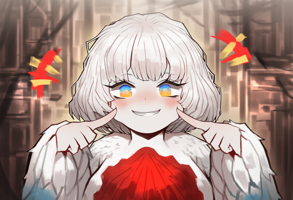 ロボトミー　罰鳥　自分の頬をつく