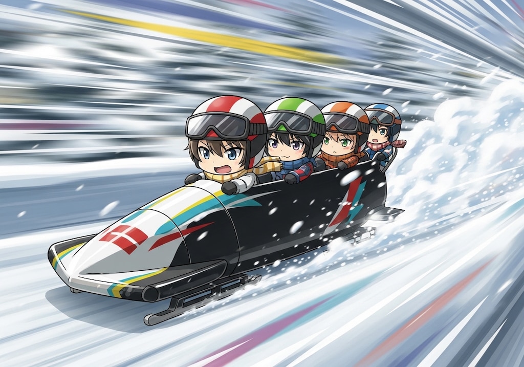 ボブスレー(４人乗り)＋橇(?)
