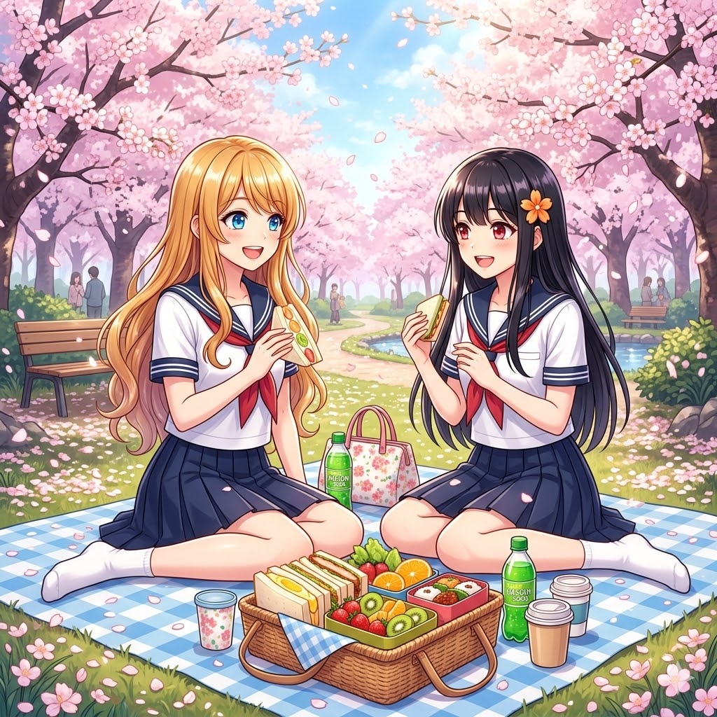 花見 | の人気AIイラスト・グラビア