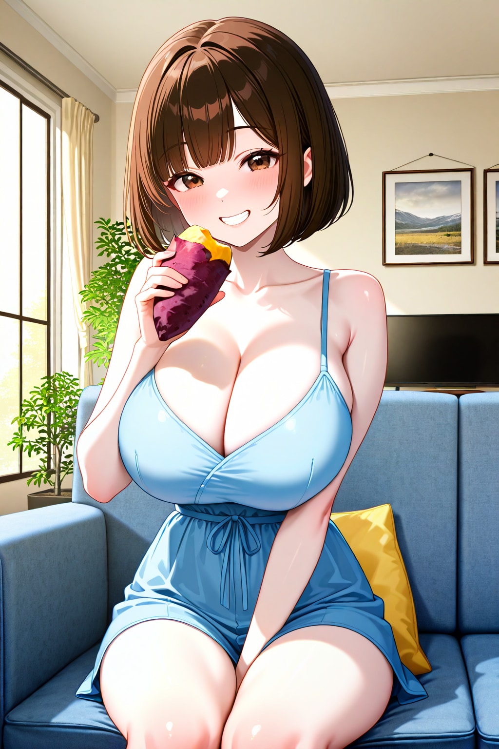 アキちゃんと焼き芋