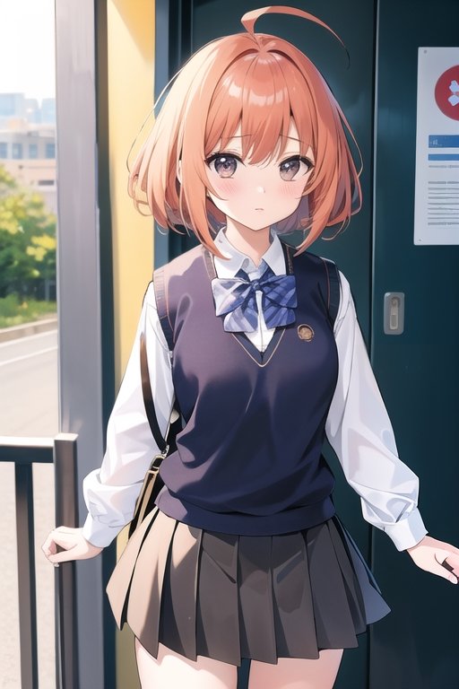 愛しきJK彼女 | の人気AIイラスト・グラビア