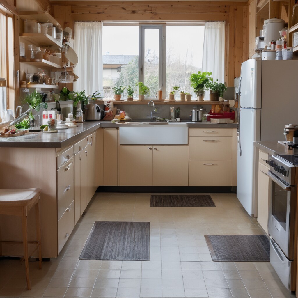 きっちんと片付いたキッチン