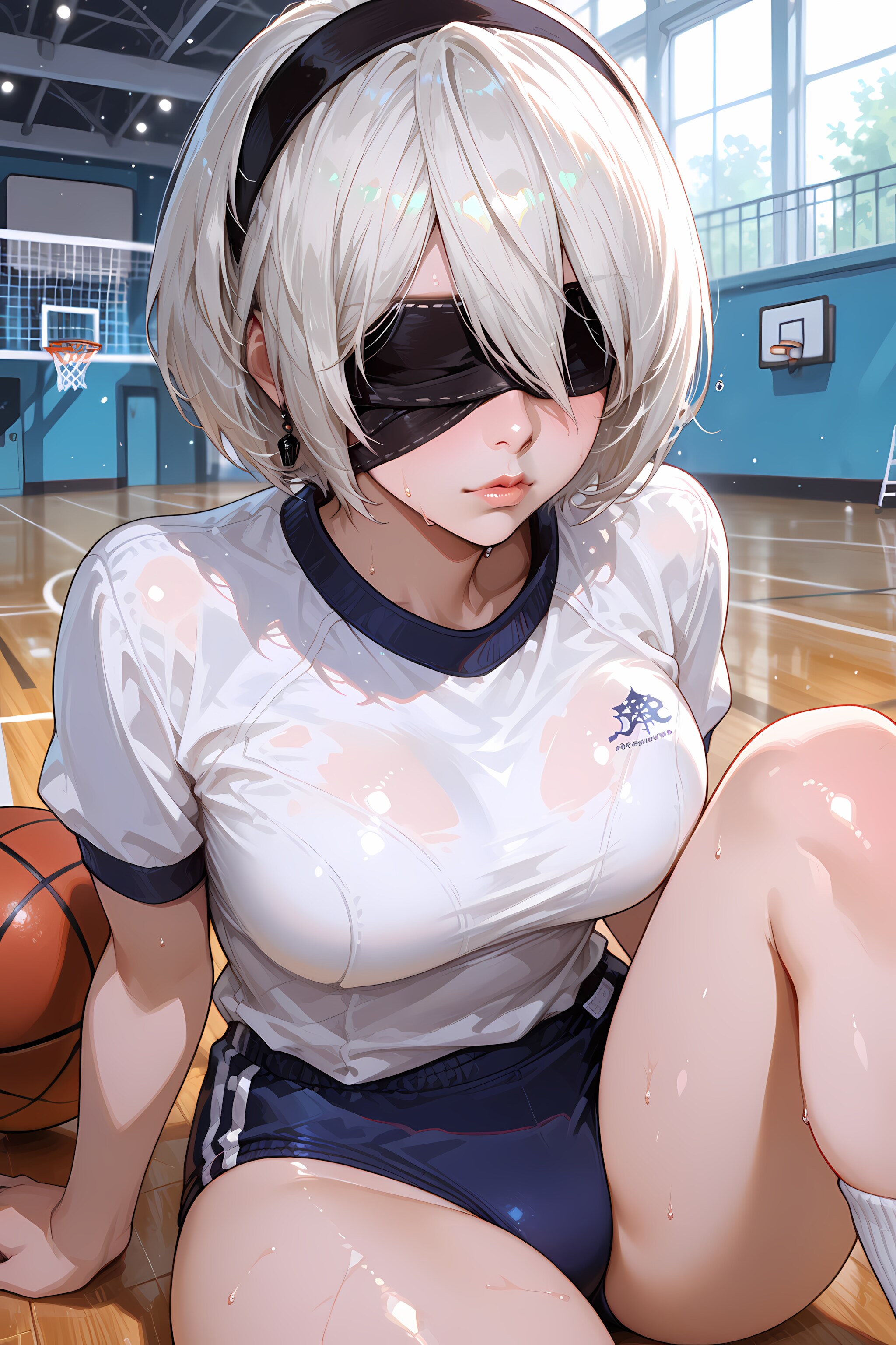 2B - 体育館での休憩
