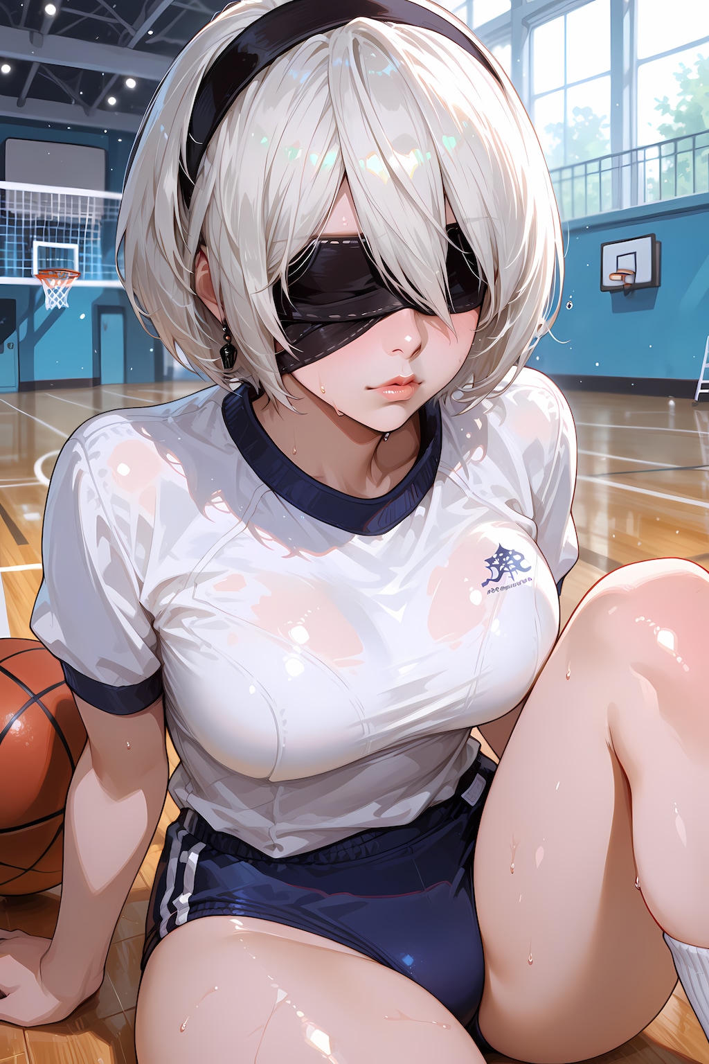 2B - 体育館での休憩
