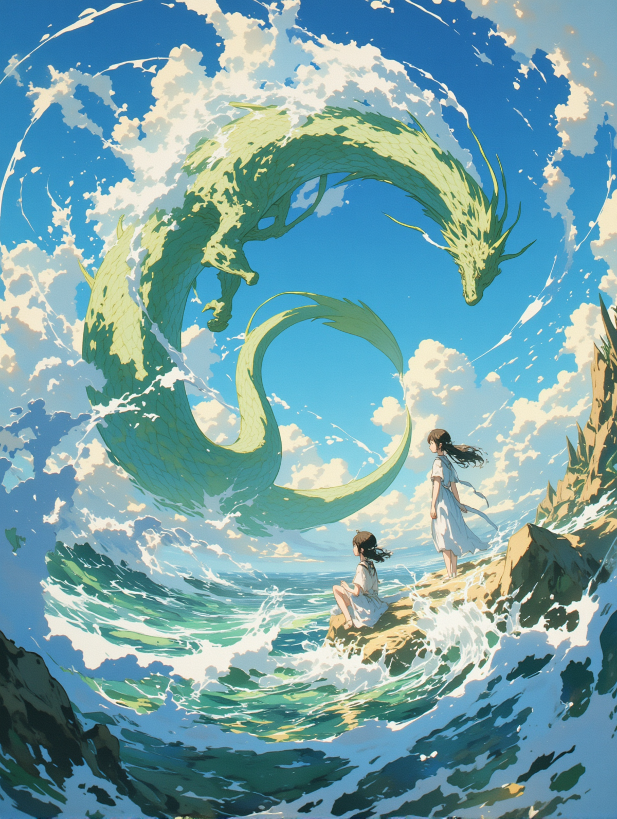 海の巫女_65 | の人気AIイラスト・グラビア