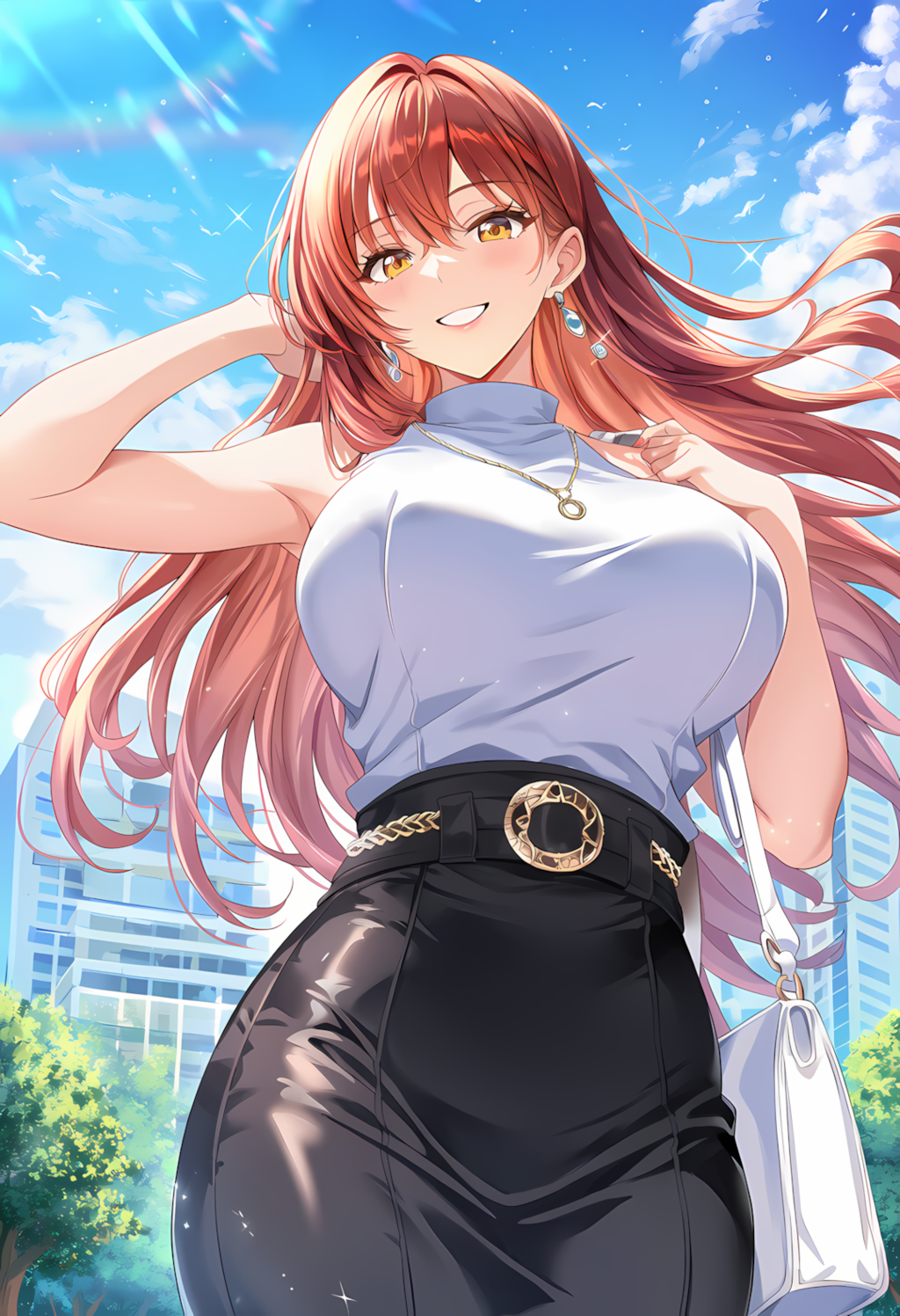 ノノカちゃんのOggi風通勤グラビア