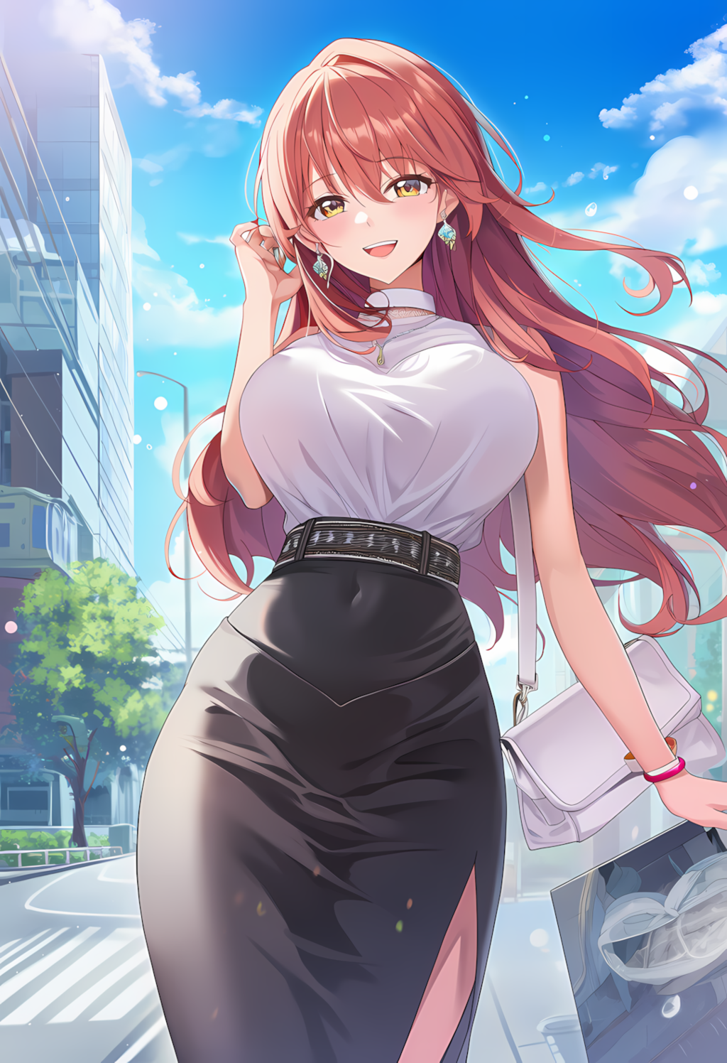 ノノカちゃんのOggi風通勤グラビア