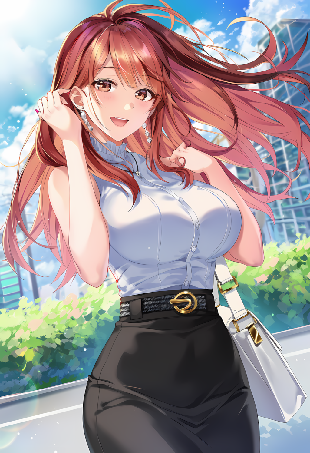 ノノカちゃんのOggi風通勤グラビア